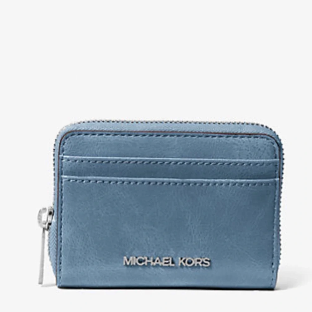 MICHAEL KORS Jet Set Medium Distressed Zip Around Card Case
Cornflower 
NWT - Picture 2 of 16